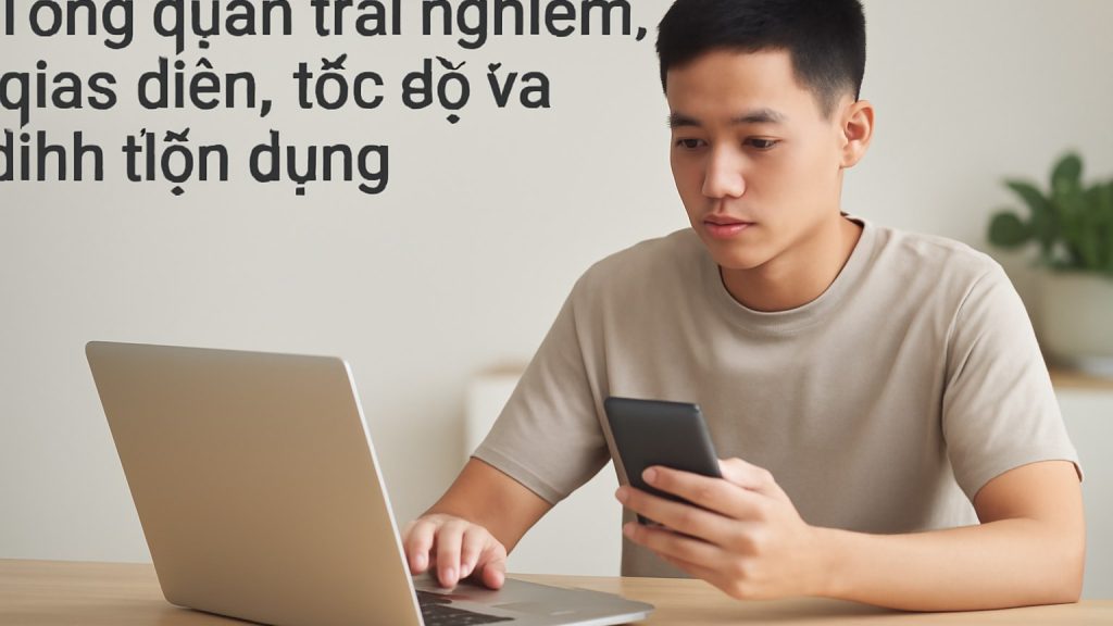 Minh họa: Tổng quan trải nghiệm: giao diện, tốc độ và tính tiện dụng
